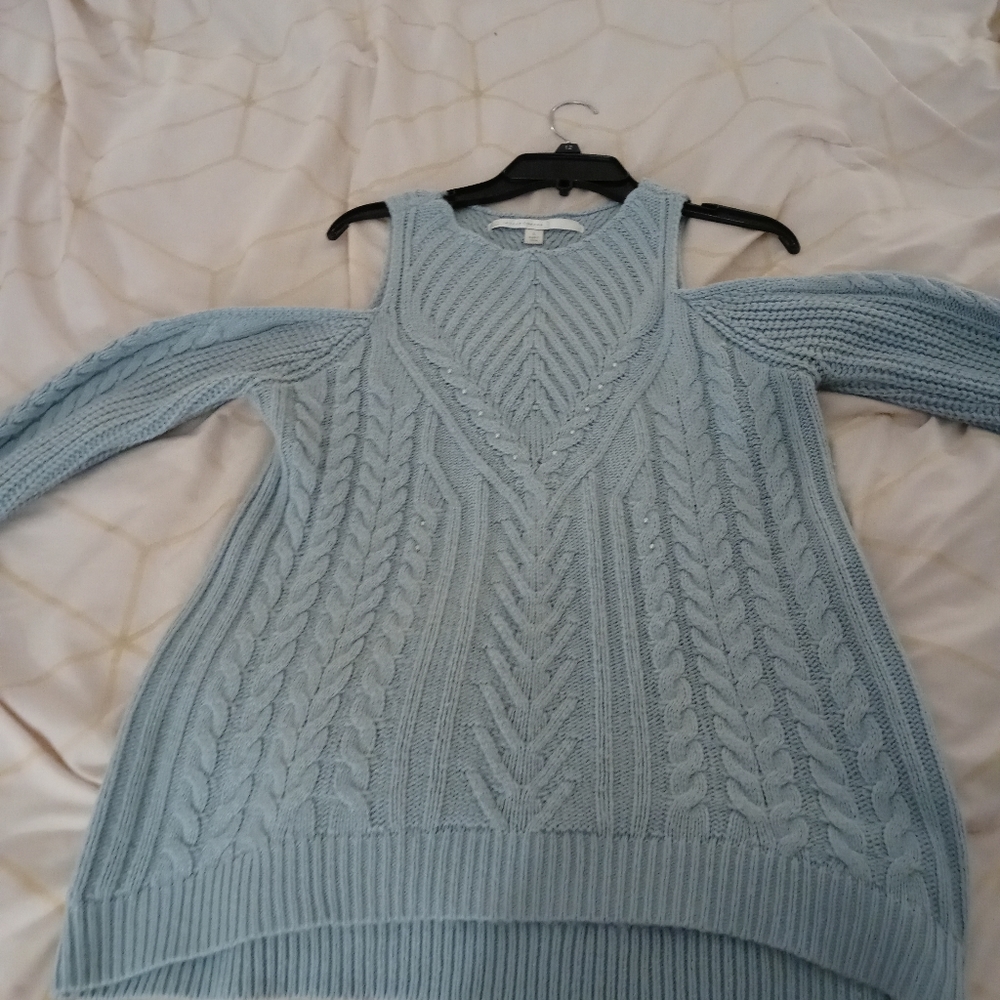 Lauren Conrad cold shoulder sweater